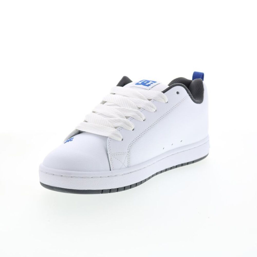 DC Mens Court Graffik White Shoes (NWT) - Picture 4 of 7